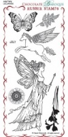 July Fairy Rubber Stamp sheet - DL